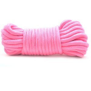 Buy 10 Metres Cotton Bondage Rope Pink by Various Toy Brands online.