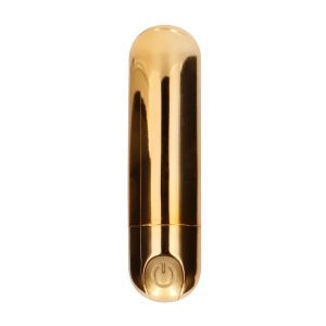 Buy 10 speed Rechargeable Bullet Gold by Shots Toys online.