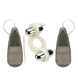 Rocking Rabbit Duo Vibrating Cock Ring by California Exotic for you to buy online.