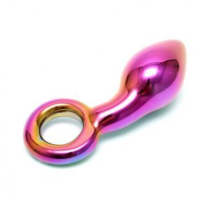 Sensual Multi Coloured Glass Kaleigh Dildo by Rimba for you to buy online.