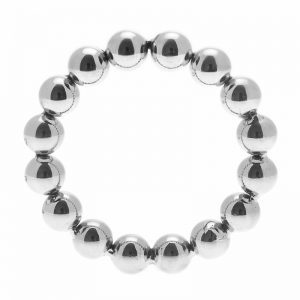 Meridian Stainless Steel Beaded Cock Ring ML by Master Series for you to buy online.