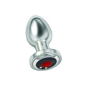Buy Ass Sation Remote Vibrating Butt Plug Silver by Nasswalk Toys online.