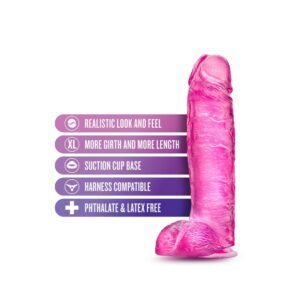 B Yours Plus Big N Bulky 10.5 Inch Dildo Blush Novelties 2 1.jpg