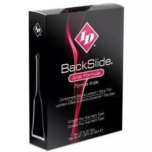 ID BackSlide Anal Formula Lubricant Insert Tubes 4 x 8ml by ID Lube for you to buy online.