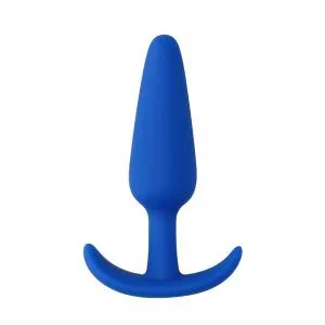 Buy Beginners Size Slim Butt Plug Blue by Shots Toys online.