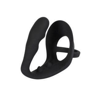 Buy Black Velvets Cock Ring And Anal Plug by You2Toys online.