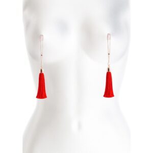 Bound Nipple Clamps Red Tassel NS Novelties 1 1.jpg