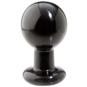 Round Large Black Butt Plug by Doc Johnson for you to buy online.