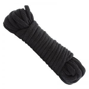 Japanese Style Bondage Rope In Black by Doc Johnson for you to buy online.