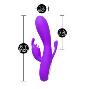 Double Bunny 12 speed Silicone Vibe Purple Various Toy Brands 1 1.jpg