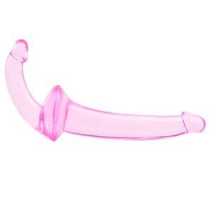 Buy Double Fun Pink Strapless Strap On Dildo by Various Toy Brands online.
