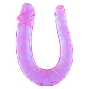 Buy Double Mini Twin Head Jelly Penis Dildo by Seven Creations online.