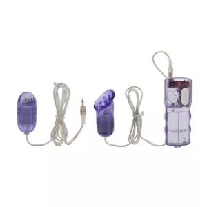 Buy Double Play Vibrating Egg And Clitoral Stimulator by California Exotic online.