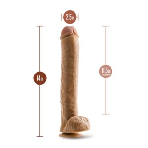 Dr. Skin Dr. Michael 14 Inch Dildo with Balls Blush Novelties 1 1.jpg