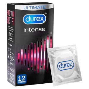 Buy Durex Intense Ribbed And Dotted Condoms 12 Pack by Durex Condoms online.