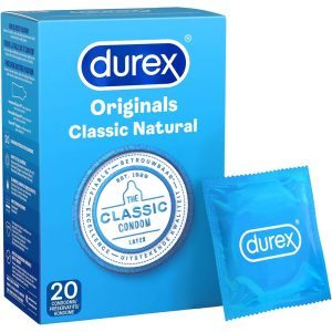 Buy Durex Originals Classic Natural Condoms 20 Pack by Durex Condoms online.
