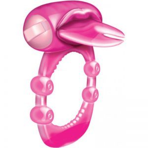 Buy Forked Tongue Vibrating Silicone Cock Ring by Hott Products Unlimited online.
