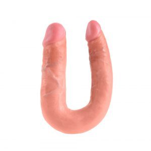 Buy King Cock Medium Double Trouble Flesh Dildo by PipeDream online.