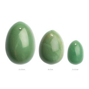 Buy La Gemmes Yoni Egg Set Jade by Various Toy Brands online.