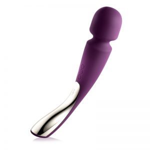 Lelo Smart Wand Medium Plum Rechargeable Vibrator by Lelo Brand for you to buy online.