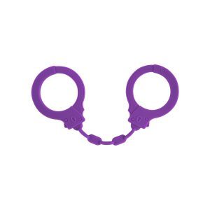 Buy Lola Party Hard Suppression Silicone Handcuffs Purple by Lola online.