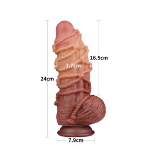 Lovetoy Extreme Dildo With Rope Pattern Lovetoy 2 1.jpg