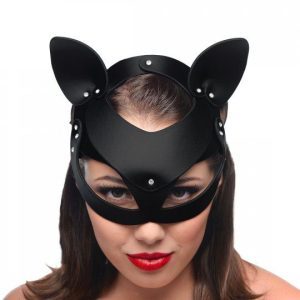 Buy Master Series Bad Kitten Leather Cat Mask by Master Series online.