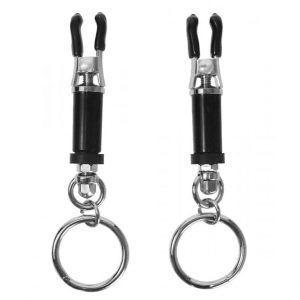 Buy Master Series Bondage Ring Barrel Nipple Clamps by Master Series online.