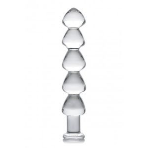 Buy Master Series Drops Anal Links Glass Dildo by Master Series online.