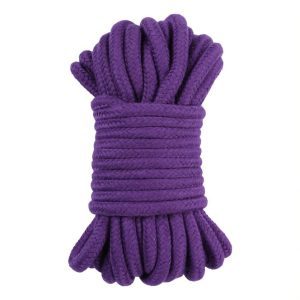 Buy Me You Us Tie Me Up Soft Cotton Rope 10 Metres Purple by Me You Us online.