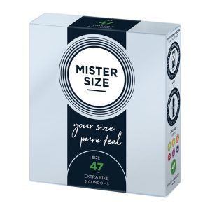 Buy Mister Size 47mm Your Size Pure Feel Condoms 3 Pack by Mister Size online.