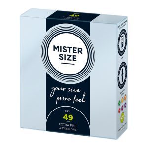 Buy Mister Size 49mm Your Size Pure Feel Condoms 3 Pack by Mister Size online.