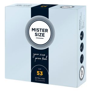Buy Mister Size 53mm Your Size Pure Feel Condoms 36 Pack by Mister Size online.