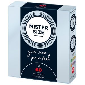 Buy Mister Size 60mm Your Size Pure Feel Condoms 3 Pack by Mister Size online.