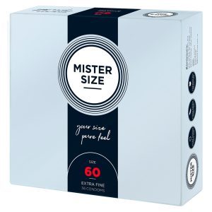 Buy Mister Size 60mm Your Size Pure Feel Condoms 36 Pack by Mister Size online.