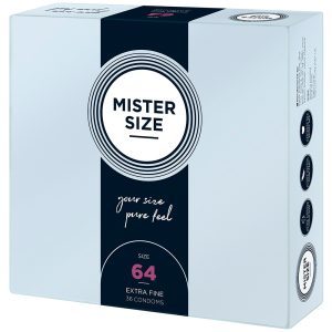 Buy Mister Size 64mm Your Size Pure Feel Condoms 36 Pack by Mister Size online.