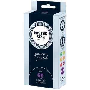 Buy Mister Size 69mm Your Size Pure Feel Condoms 10 Pack by Mister Size online.