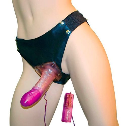 Crystal Jelly Power Cock Strap On Vibrating Dildo by Nasswalk Toys for you to buy online.