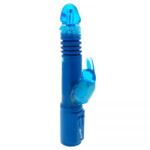 Deep Stroker Rabbit Vibrator Blue by Nasswalk Toys for you to buy online.