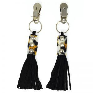 Buy Nipple Clamps With Animal Print by Rimba online.