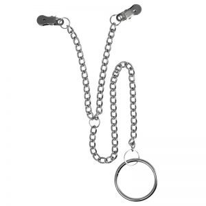 Buy Nipple Clamps With Scrotum Ring by Rimba online.