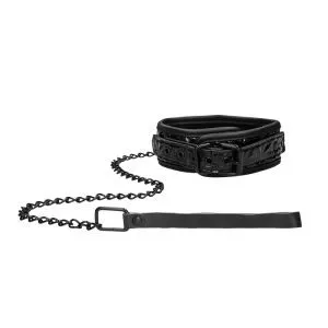 Buy Ouch Luxury Collar With Leash by Shots Toys online.