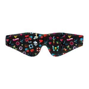 Buy Ouch Old School Tattoo Printed Eye Mask by Shots Toys online.