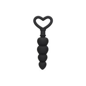 Buy Ouch Silicone Anal Love Beads Black by Shots Toys online.