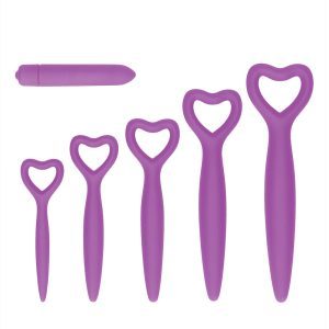 Buy Ouch Silicone Vaginal Dilator Set Purple by Shots Toys online.