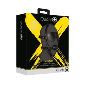 Ouch Xtreme Blindfolded Harness With Solid Ball Gag Shots Toys 3 1.jpg