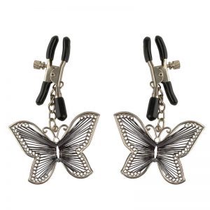 Fetish Fantasy Series  Butterfly Nipple Clamps by PipeDream for you to buy online.