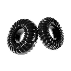 Buy Perfect Fit XPlay Gear Slim Ribbed Cock Rings 2 Pack by Perfect Fit online.