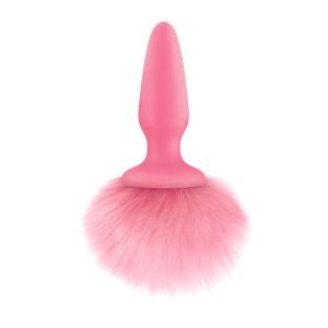 Buy Pink Bunny Tail Butt Plug by NS Novelties online.