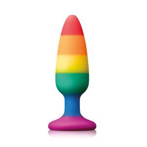 Buy Pride Pleasure Plug Rainbow Medium by NS Novelties online.